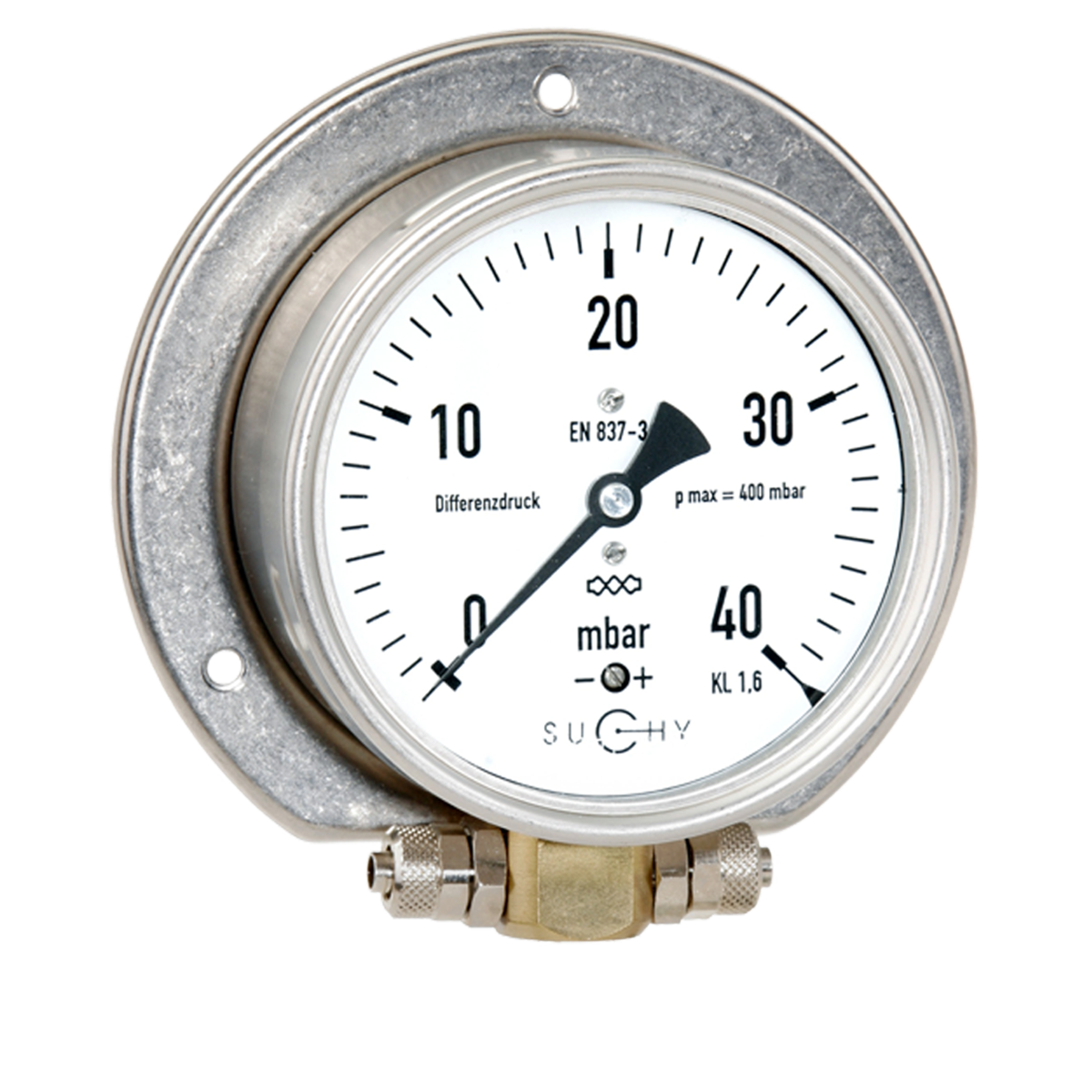 Differenzdruckmanometer mit Kapselfedermessglied Differenzdruckmanometer mit Kapselfedermessglied