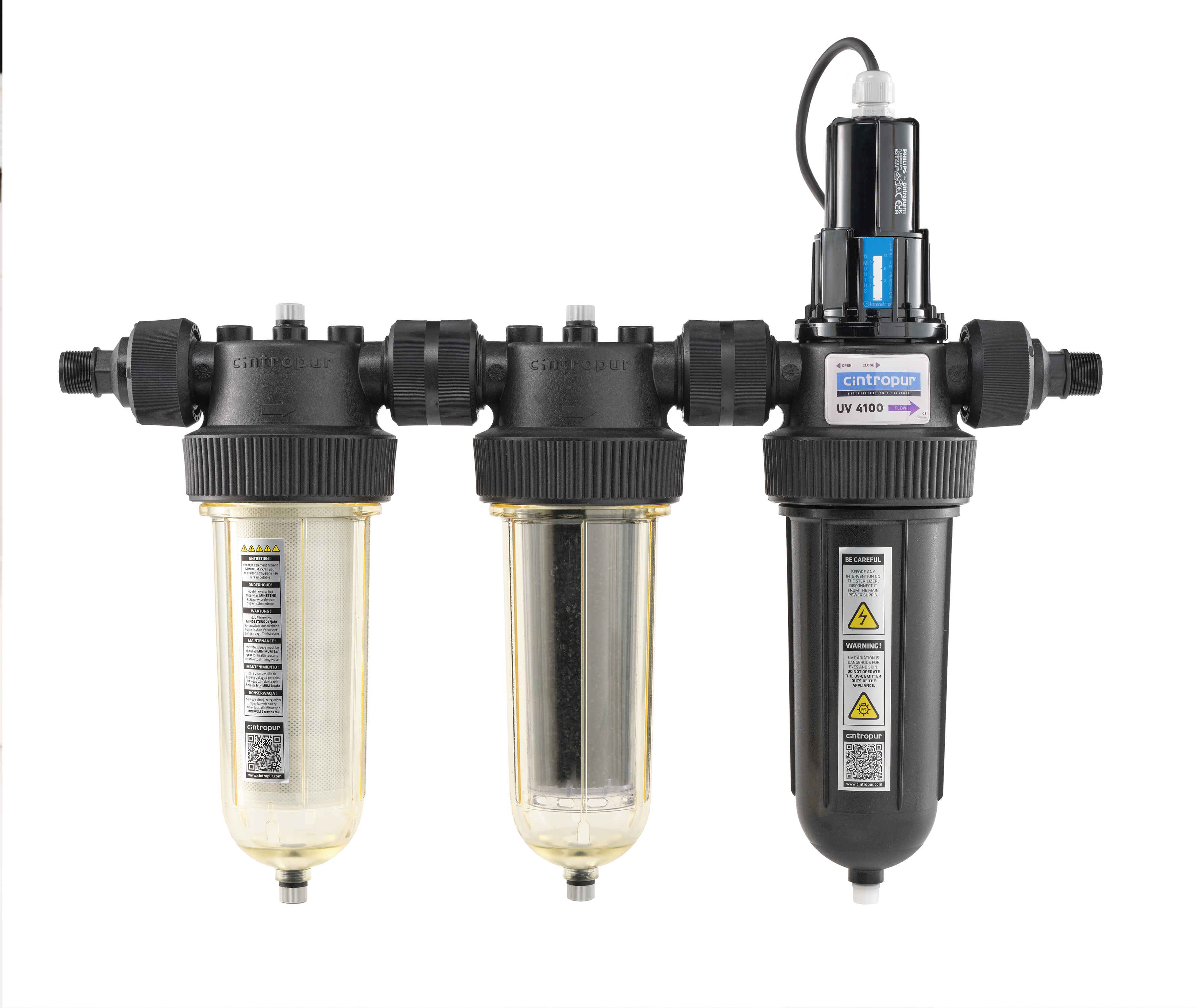 Zentrifugalfilter & UV-Entkeimung