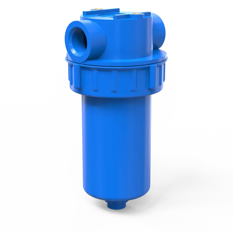 Gehäuse mit blauer Glocke