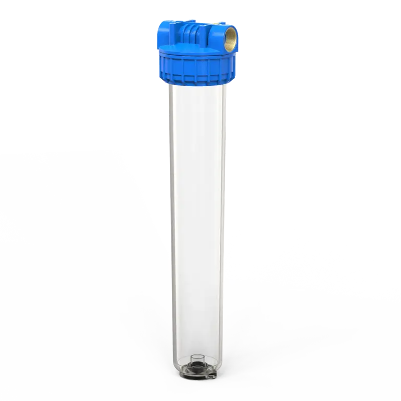 20" Kerzenfiltergehäuse 3-teilig mit transparenter Glocke